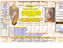 Tablet Screenshot of parrocchiasancamillo.org